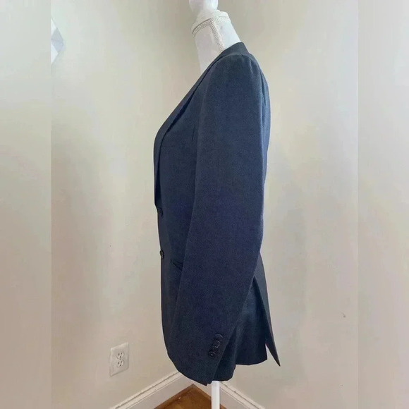 Suitsupply Pure Wool Sienna Dark Gray Birdseye Suit Jacket Size 44 Vitale B. - Picture 12 of 14